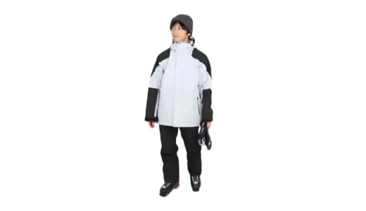【大人のゲレンデスタイル完成】エアボーン（ARBN）YOKE スキーウエアスーツ AB43WW1515 GRY｜雪上で差がつく洗練ギア