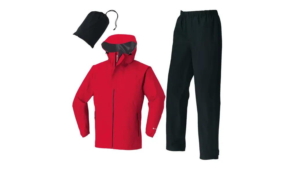 [武蔵野ユニフォーム] Asahicho ゴアテックスオールウェザージャケット パンツ 上下セット GORETEX 長袖 軽量 高耐水性