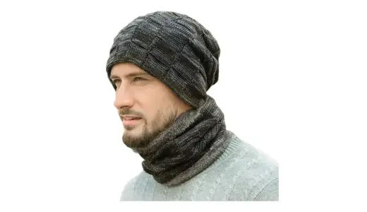 【Bafup】裏起毛ネックウォーマー＆ニット帽セット｜冬の風を忘れる“ふわもこ”防寒ギア