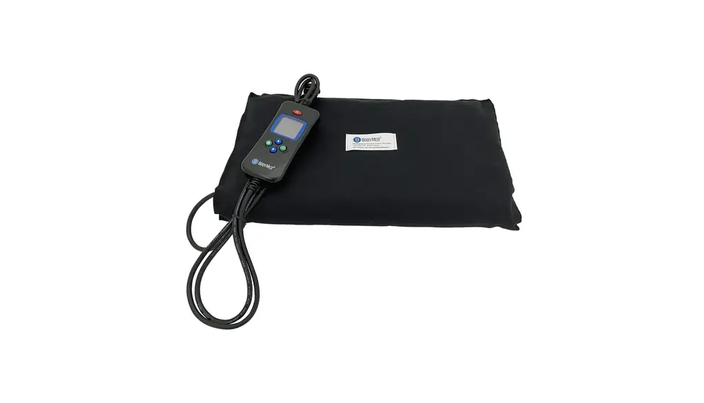 BodyMed ZZHP1427B 14 x 27 Black Digital Electric Moist Heating Pad by BodyMed