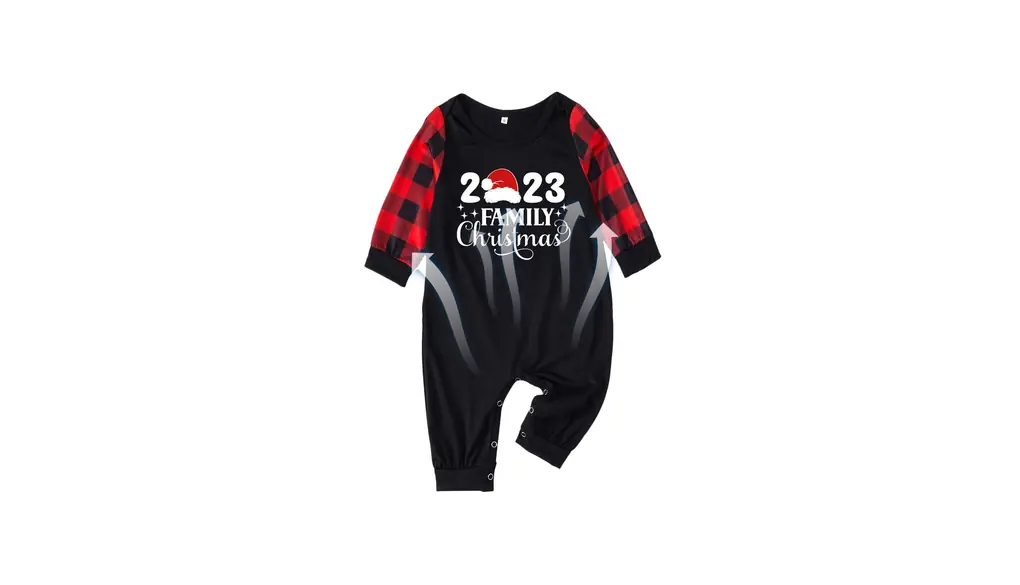 [BonSem] 家族でおそろいのパジャマ | 家族のためのクリスマスパジャマ - 大人、犬、子供、赤ちゃん用の赤と黒のチェック柄の日常着