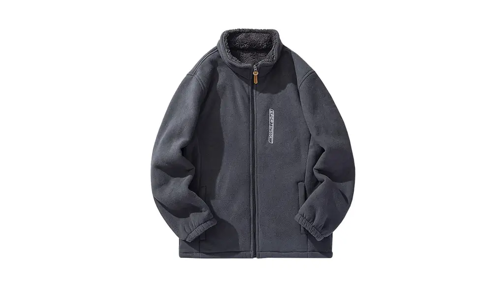 [BREAORTION] フリース メンズ ジャケット ボアジャケット 裏ボア ボアコート もこもこ 登山服 保温 軽量 防寒コート 上着 アウトドア おしゃれ 無地 春秋冬 カジュアル 秋冬 大きいサイズ