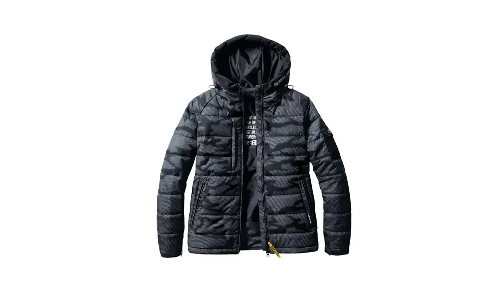 BURTLE バートル 防風フーディジャケット(ユニセックス) 秋冬用 アーバンブラック 5030 64 M