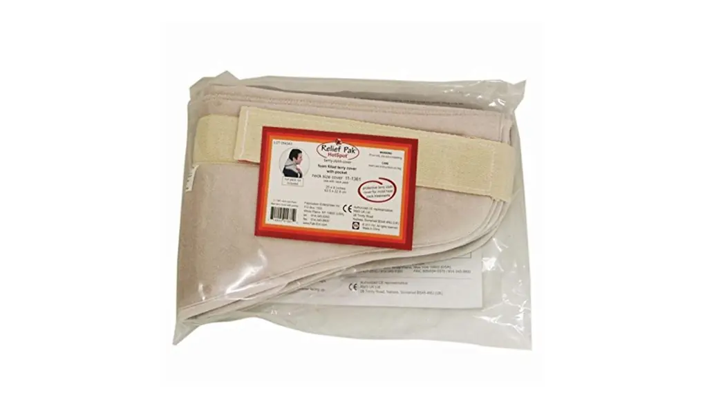 Relief Pak? HotSpot? Moist Heat Pack Cover - Terry with Foam-Fill - neck - 9" x 24"