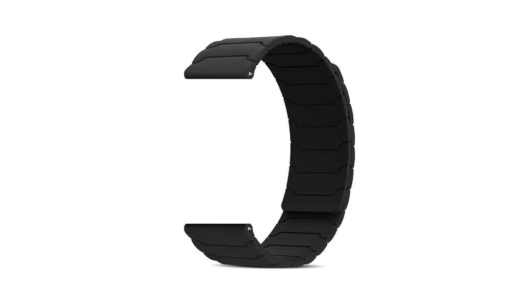 [CiimWaa] 22mm 対応 時計バンド 18 mm/20 mm/22 mm シリコン バンド 強力な磁気 スマートウォッチ交換 マグネット 18ミリ 20ミリ 22ミリ ストラップ 時計ベルト 超薄型 工具が要らなく 無段階調整 クイックリリース マグネット留め具 ベルト 【22mm ブラック】
