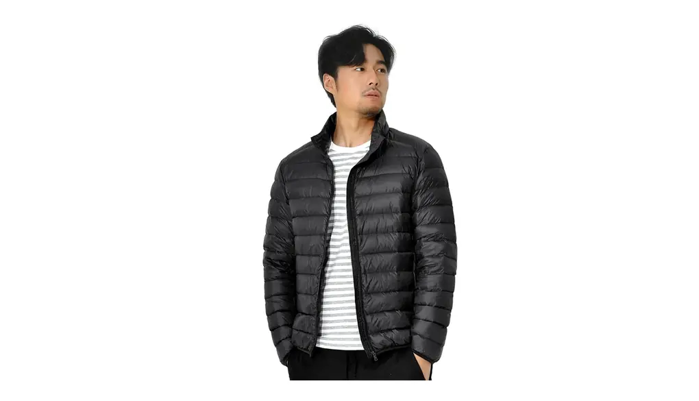 CLAZOLIY ダウンジャケット メンズ ウルトラライト 暖かい 軽量 防寒 ダウンコート 収納袋付き CL112