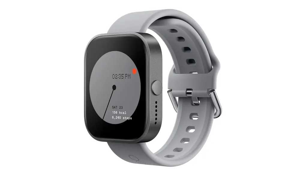 cmf by NOTHING WATCH PRO スマートウォッチ 【2週間の長時間バッテリー】iPhone/アンドロイド対応 通話可能 活動量計 腕時計 1.96インチ大画面 内蔵マルチシステムGPS 着信＆メッセージ通知 防水 アラーム スポーツウォッチ（アッシュグレー)