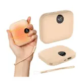 【10秒速暖×モバイルバッテリー】クーリーン(Coolean) あったかPOMI｜両面発熱＆LED表示で“冬の味方”になるUSB充電式カイロ