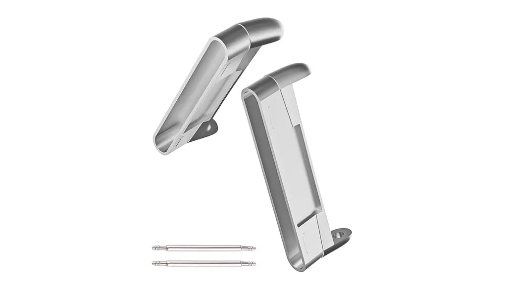 Versa3 Metal Linkアダプターアタッチメントアタッチメントウォッチストラップコネクタリストバンドアクセサリー1ペアストラップスマートバンド交換用スポーツリストクイックリリース調整可能ベルト