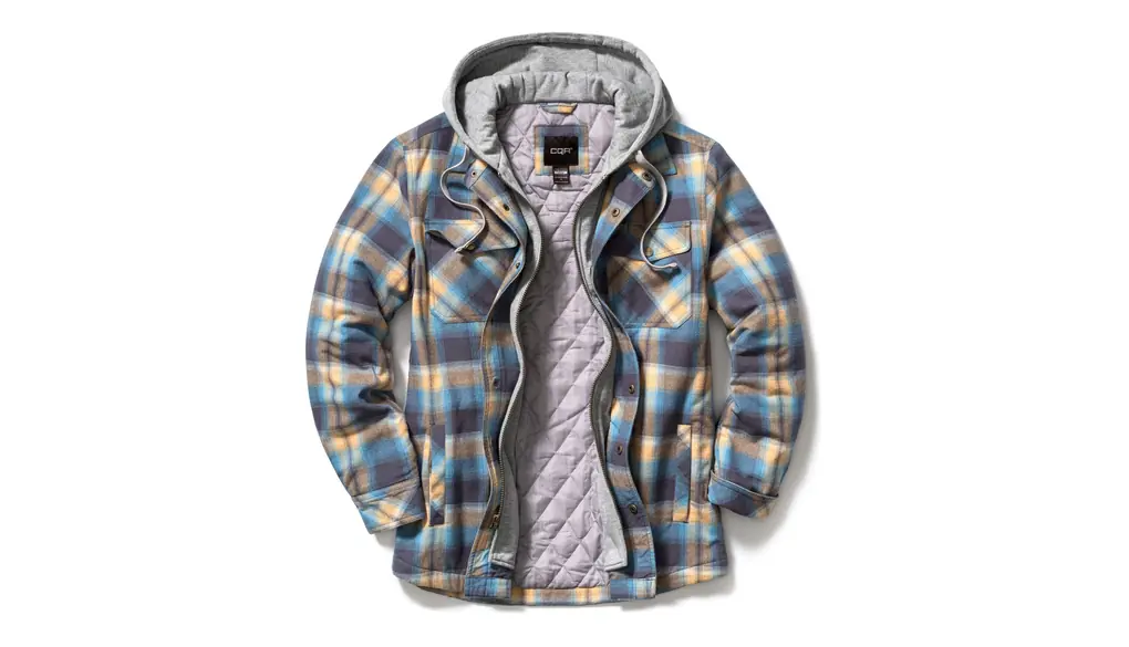 [CQR] ジャケット アウター メンズ 厚手 [保温・防寒] フランネル綿 キルティング裏地 パーカー ハイキング アウトドアジャケット 登山 アメカジ カジュアル 大きいサイズ 春 秋