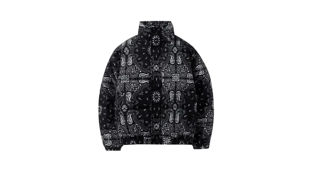 [CUANCYL] ダウンコート メンズ 冬 通勤 冬服 ダウンジャケット コート フード付き 大きいサイズ 中綿 ジャケット 防寒アウター ペイズリー柄 厚手 ブルゾン スポーツ アウトドア バンダナ柄 防寒 冬物 通勤通学 作業