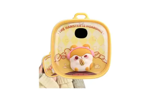 【手のひらサイズのぬくもり革命】かわいい充電式ポータブルカイロ｜5段階温度調節＆デジタル表示で冬をスマートに楽しむ