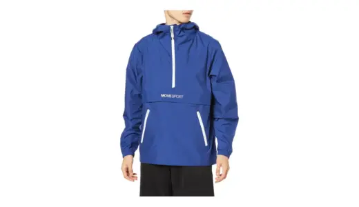 【軽やかに街を駆ける】DESCENTE MOVESPORT アノラックパーカー MVSP｜撥水×軽量×美シルエットの万能シェル