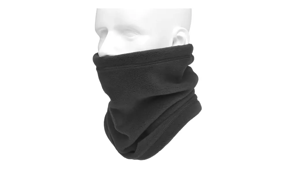 2Way ネックウォーマー BABA-WIDE 多機能 防寒 防風 保温 フリース マフラー 帽子 キャップ ネックゲイター 首巻き - スポーツ サバゲー 自転車 バイク アウトドア スキー スノボー