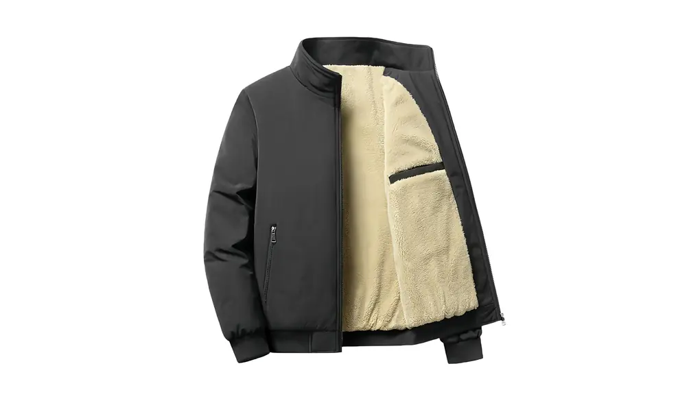 [Dreambuilder] メンズ 裏起毛 ダウン ジャケット 中綿コート ジャンパー ブルゾン コート ボア裏地 防寒 カジュアル アウター 暖かい 防風 軽量 アウトドアジャケット カジュアル 大きいサイズ 秋冬