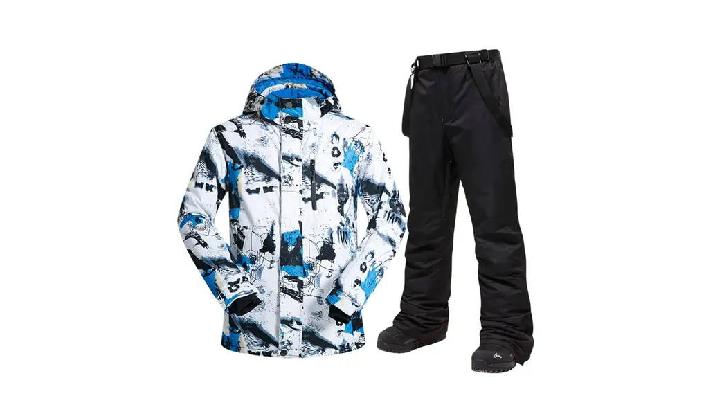 メンズ スノーボードスーツ スキースーツ 上下スーツ 22-23スタイル スノースーツ スノーボードジャケット メンズ 耐水圧 登山スーツ 防水 防寒 フード付きジャケット