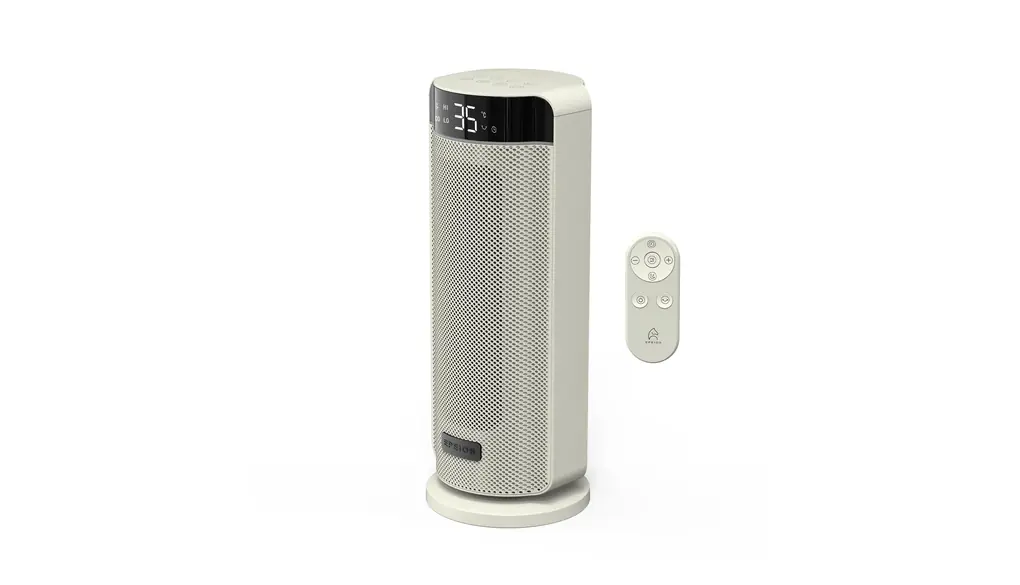 セラミックファンヒーター エペイオス(Epeios) 小型 省エネ 1100W 2秒速暖 3モード切替 25db 脱衣所 電気ヒーター 電気ストーブ デスク 足元 脱衣場 暖房器具 二重過熱保護 温度調整 ECOモード節電 リモコン付 12Hタイマー機能 切り忘れ防止 メモリ機能 70°首振り 暖房11畳 転倒オフ コンパクト 軽量 持ち運び簡単