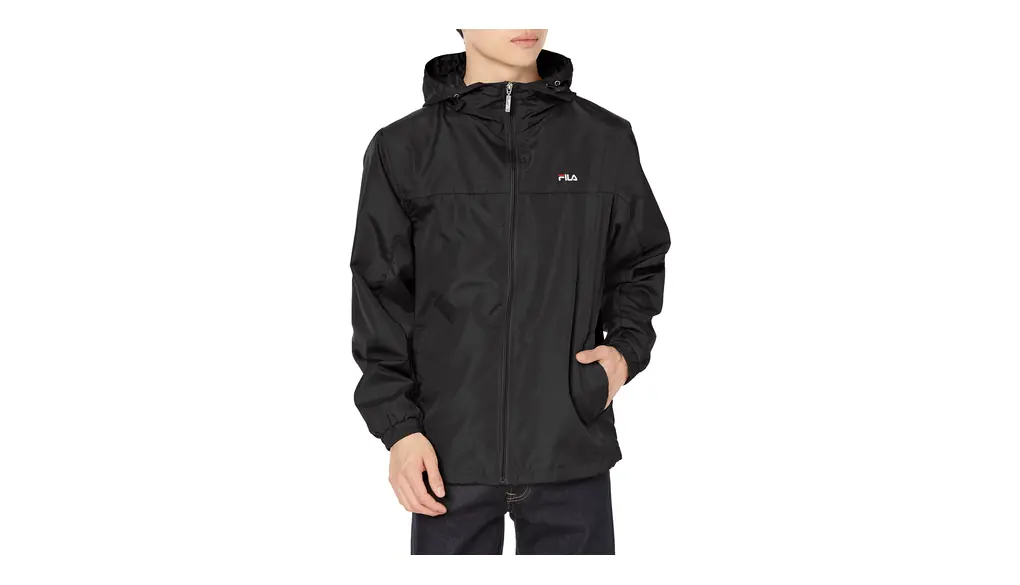 FILA ジャケットマウンテンパーカー 裏メッシュ メンズ 薄手 ウィンドブレーカー 通気 軽量 長袖 フード付き 花粉防止加工 無地メンズ