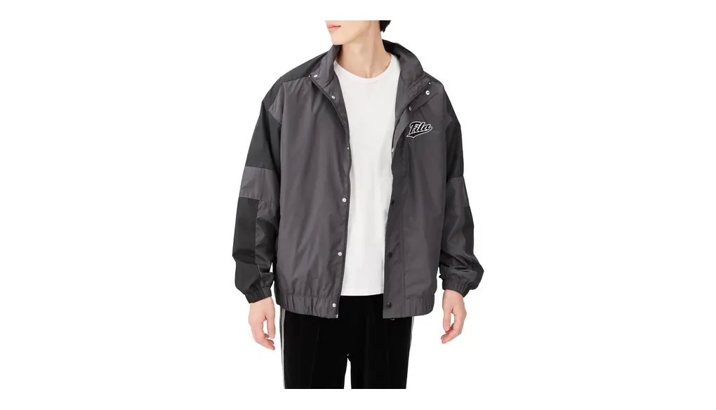 [FILA] ジャケット トラックジャケット メンズ レディース マウンテンパーカー アウター カラーブロック ワッペンロゴ アウトドア スポーツウェア fh8160