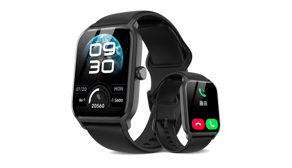 スマートウォッチ Bluetooth通話機能 【2024業界新登場】iPhone対応＆アンドロイド対応 メッセージ通知 音楽制御 100種類以上運動モード IP68防水 腕上げ点灯 天気予報 アラーム 100+文字盤 日本語説明書付き