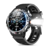 【Fusho スマートウォッチ】軍用規格タフ設計×Bluetooth通話！100種スポーツモード＆長持ちバッテリーで毎日を進化させる1本