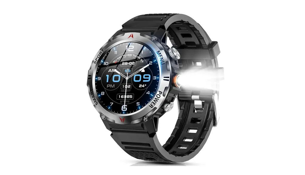 スマートウォッチ 軍用規格 懐中電灯 Bluetooth5.3通話 LINE/メッセージ通知 防塵防水 100＋運動モード GPS運動記録 1.46インチ スポーツウォッチ 長持ちバッテリー DIY文字盤 腕時計 歩数計 遠隔撮影 音楽制御 腕上げ点灯 アラーム 電卓 ストップウォッチ 音声アシスタント 天気予報 iPhone/アンドロイド対応（ブラック）
