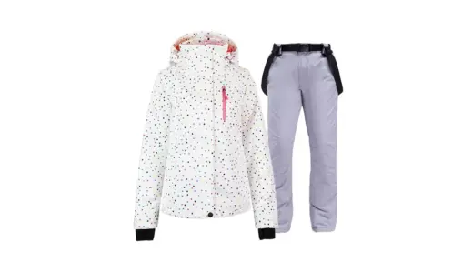 【冬を味方につける一着】GAGALU スキースーツ White+Gray｜軽くて暖かい、雪山で映える防寒スタイル