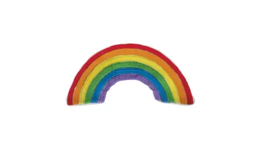 【癒しの虹があなたの部屋に】GAMAGO「Huggable Rainbow」｜抱きしめるだけで気分が晴れるインテリアクッション