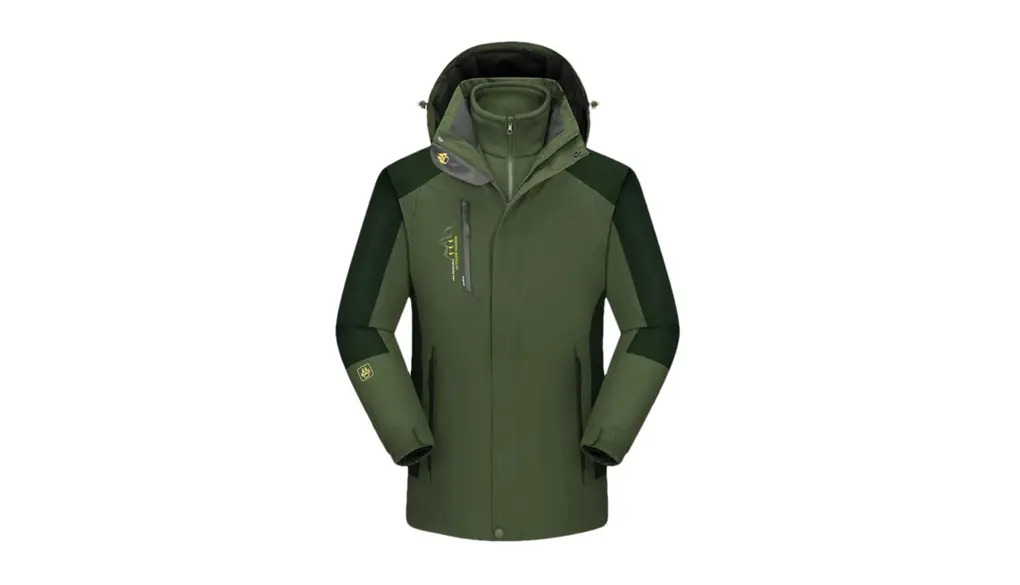 メンズ スキースーツ スキーとスノーボード 厚手で暖かいフリース ジャケット パンツ セット スノー アウトドアウェア 1pc EN8 jacket Asian 2XL EUR L