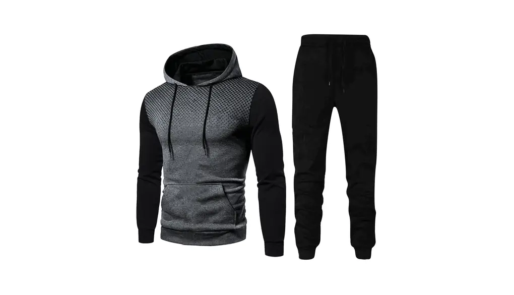 メンズ セットアップ 上下セット メンズ秋冬スポーツツーピースセットとレジャーフィットネス水玉パーカーセーターとズボンスーツ冬のソフトスーツ ハーフコート メンズ 冬 カジュアル スポーツ アウター ズボン