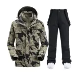 【極寒でもスタイリッシュに】Generic メンズスキースーツセット｜防風・防水・保温で雪山も街も主役に！