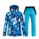 【雪山を制する装備】Generic メンズスキースーツ Blue1 XL｜防水・防風・保温を極めた冬の最強ウェア