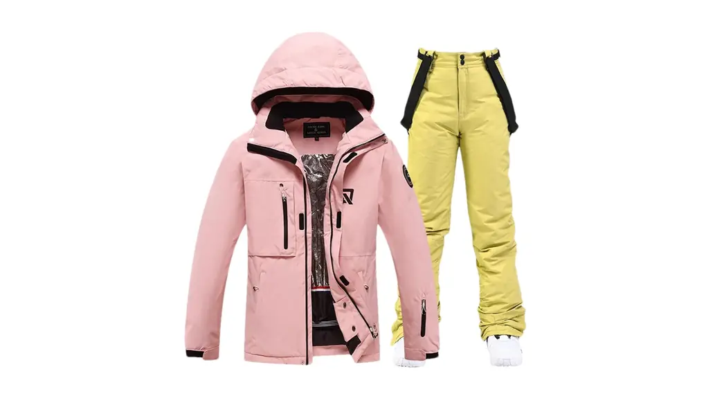 男性スキースーツスノーボードアウトドアセットジャケットとパンツ冬服雪衣装 Picture Jacket Pant25 L