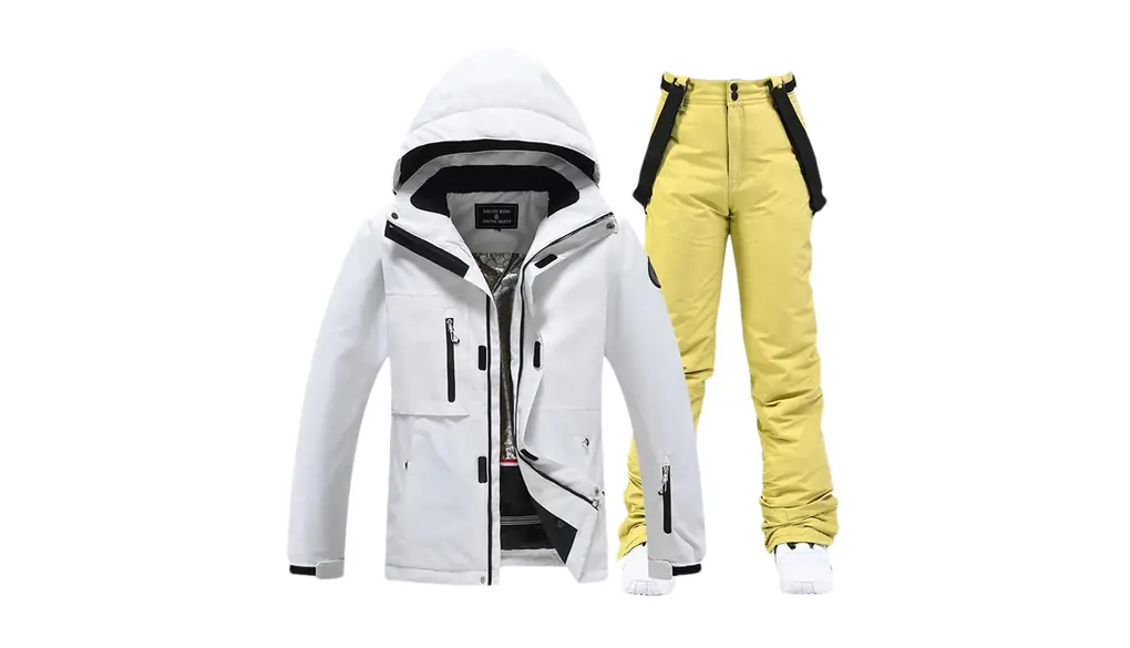 男性スキースーツスノーボードアウトドアセットジャケットとパンツ冬服雪衣装 Picture Jacket Pant14 L