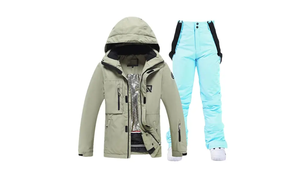男性スキースーツスノーボードアウトドアセットジャケットとパンツ冬服雪衣装 Picture Jacket Pant3 L