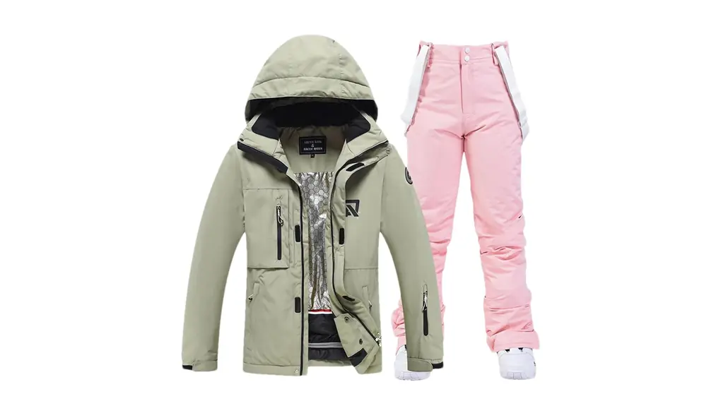 男性スキースーツスノーボードアウトドアセットジャケットとパンツ冬服雪衣装 Picture Jacket Pant2 L