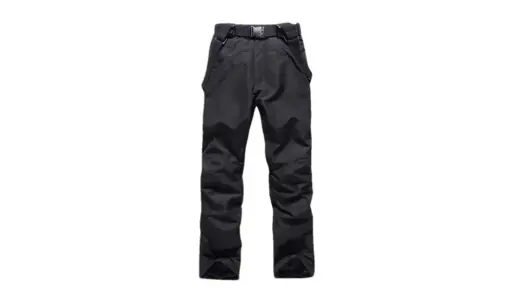 【冬山でも“暖かく、動ける”】Generic 男性サーマルスキースーツ Only Pants(Black)｜防水・防風・熱反射で寒さを忘れる一着