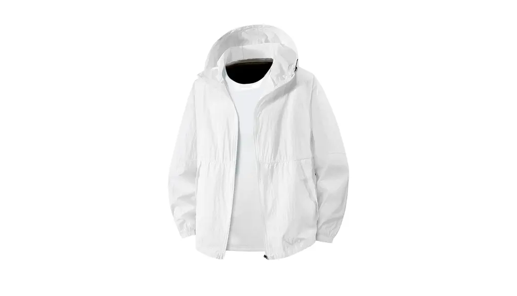 メンズ ルーズフィット フード付き 日焼け防止ジャケット カット機能付き 夏のアウトドア活動に最適 ロングコート 冬 ウール