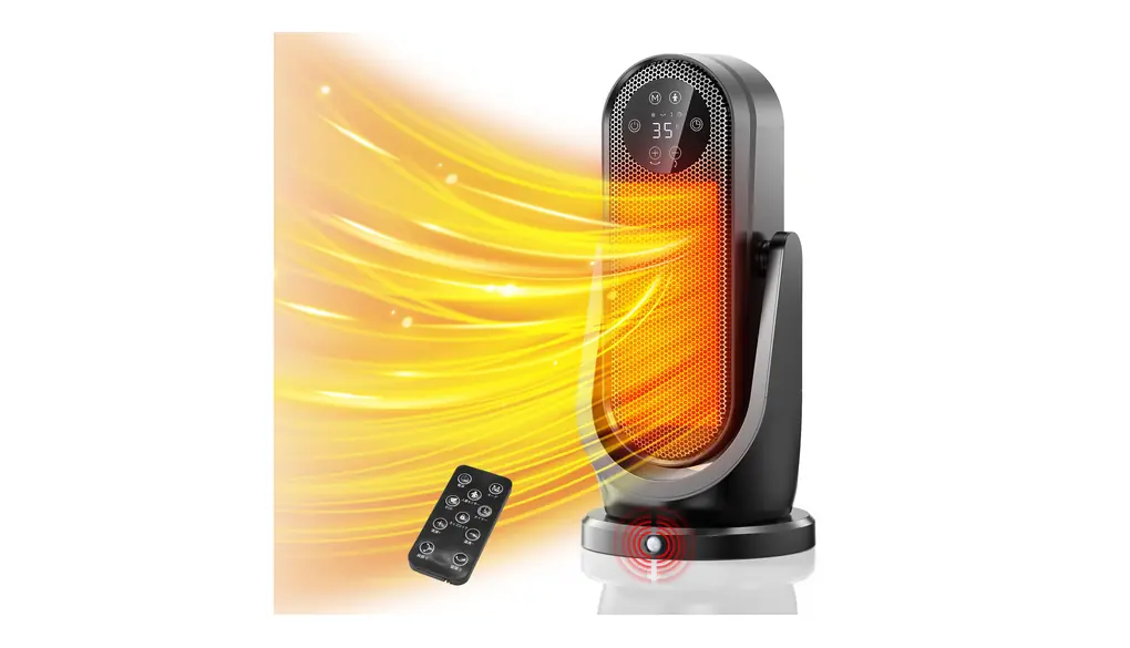 【Amazon 限定ブランド】Goldmax セラミックヒーター 電気ストーブ 人感センサー付き&ECO省エネ対策 電気ヒーター 3段階出力 4モード切替 1200W 上下左右自動首振り ファンヒーター 足元ヒーター タイマー付き キッズログ 9-12畳対応 セラミックファンヒーター 過熱保護 転倒OFF 2秒速暖 リモコン付き 小型 暖房器具 トイレ/浴室/脱衣所/オフィス/寝室/卓上