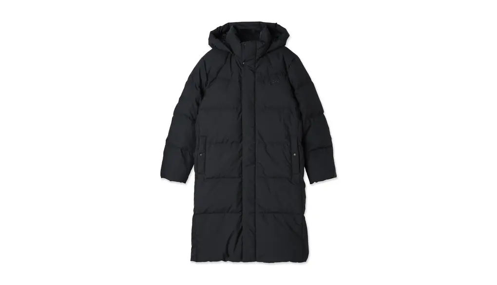 [ゲス] ダウンジャケット UNI HOODED LONG DOWN JKT メンズ