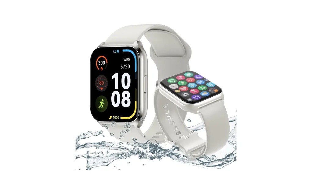 Haylou Watch 2 Pro スマートウォッチ 通知 通話機能付き 日本語対応 1.85インチ 大画面 [ 最大20日間 ロングバッテリー 健康モニタリング 睡眠管理 100種類以上 ワークアウトモード 血中酸素濃度測定 心拍計 探す機能 防水 IP68 メタル素材/シリコンバンド ] シルバー HL-W2PSVN 国内正規品