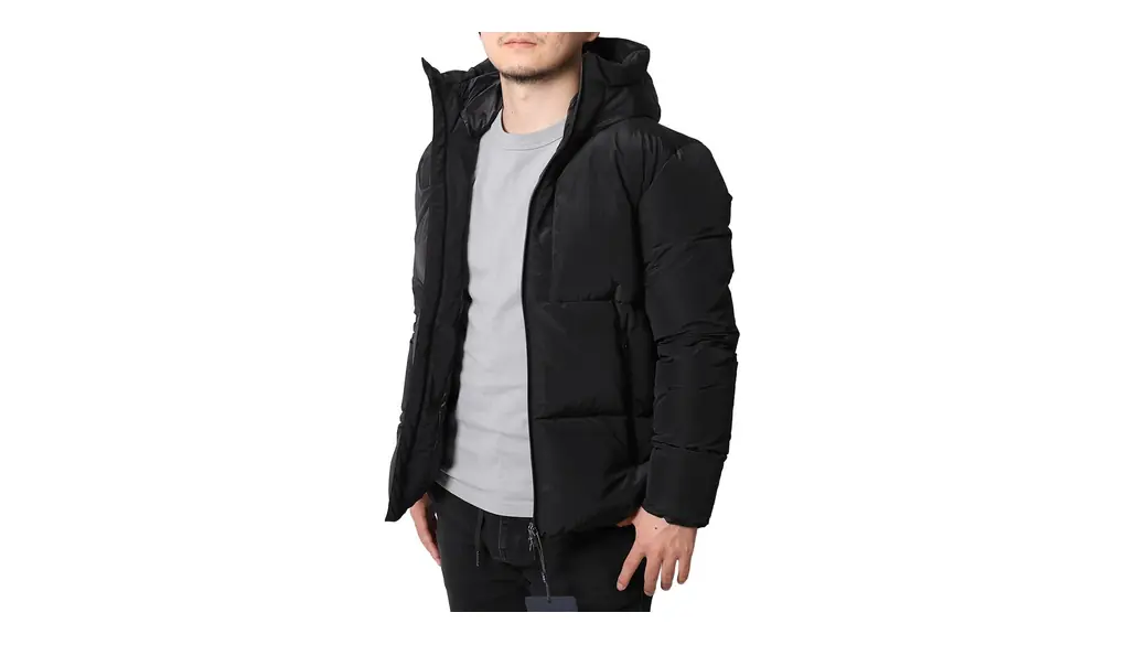 [ヘルノ] ダウンジャケット メンズ BOMBER JACKET ボンバージャケット ショート丈 レギュラーフィット PI00320UL 12695 ブラック [並行輸入品]