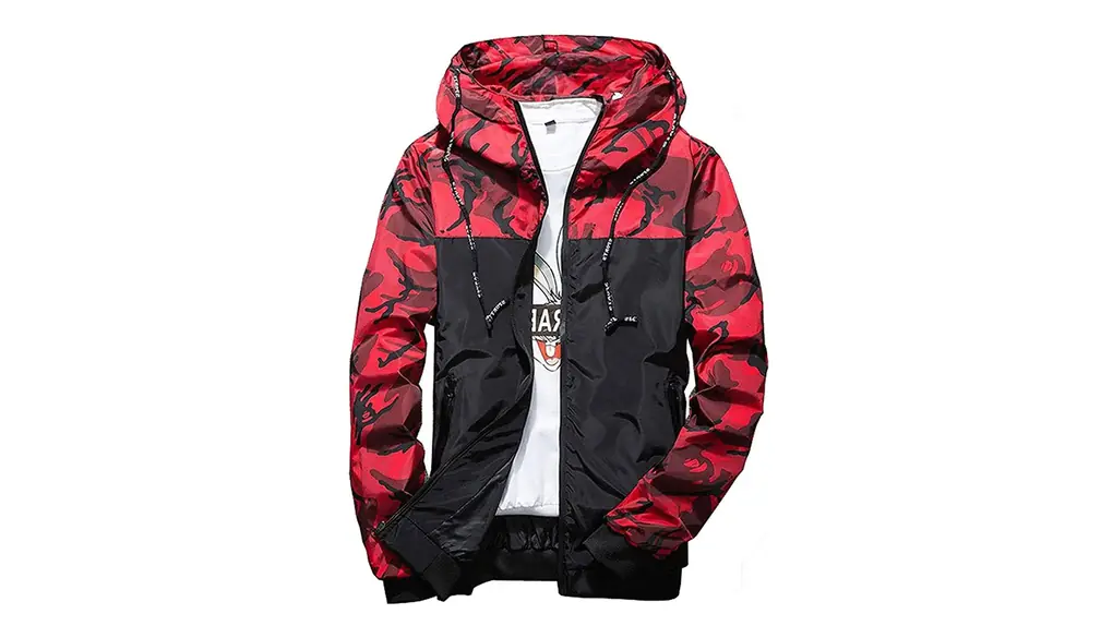 [HISITOSA] ウィンドブレーカー メンズ カモフラ柄 パーカー フード付き 服 軽量 防風 撥水 マウンテンジャケット アウトドア 服