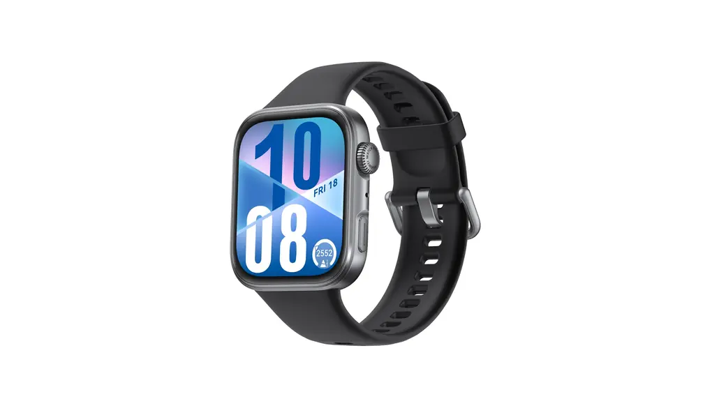 HUAWEI WATCH FIT 4 スマートウォッチ 薄型軽量 1.82インチ大画面 アウトドアに適した気圧計と測位システム 通知 フィットネス ヘルストラッカー 情緒測定 10日間ロングバッテリー iOS/Android ブラック