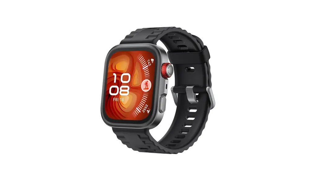 HUAWEI WATCH FIT 4 Pro スマートウォッチ 薄型軽量 ゴルフ機能 アウトドアに適した気圧計と測位システム 1.82インチ3000nitsディスプレイ サファイアガラス チタン合金ベゼル 10日間ロングバッテリー iOS/Android対応 ブラック
