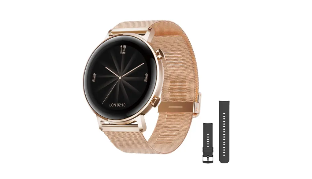 HUAWEI(ファーウェイ) Watch GT2 42mm Elegant スマートウォッチ 血中酸素レベル測定 GPSみちびき対応 リファインゴールド 【日本正規代理店品】