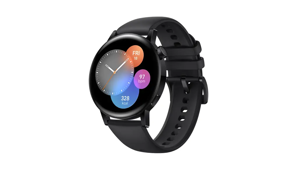 HUAWEI WATCH GT 3 42mm スマートウォッチ 1.32インチAMOLEDタッチディスプレイ 長時間駆動バッテリー デュアルバンド5種GPS対応 血中酸素レベル常時測定 パーソナルAIランニングコーチ 心拍数モニタリング 100種+ワークアウトモード Bluetooth通話 ブラック【日本正規代理店品】