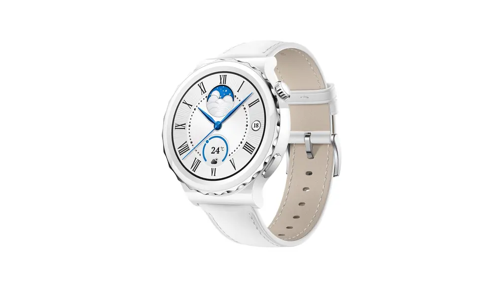 HUAWEI WATCH GT 3 Pro 43mm スマートウォッチ クラシックモデル シルバー iOS/Android対応
