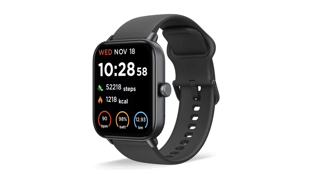 スマートウォッチ IDW19 Bluetooth5.3 iPhone/アンドロイド対応 通話機能付き Smart Watch 1.8インチ大画面 レディース/メンズ 腕時計 100+種類運動モード ゲーム 女性生理周期管理 Gmail/Line/着信・メッセージ通知 スマホ探す 天気予報 音楽制御 長持ちバッテリー ストップウォッチ 目覚まし時計