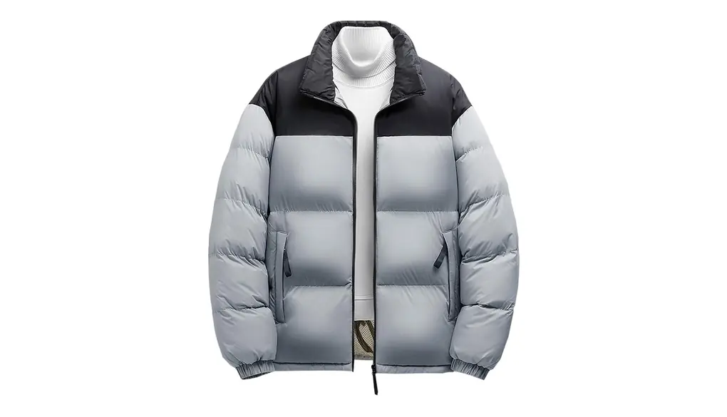 [Inkpoo] アウター メンズ 冬服 中綿入り ダウンジャケット 暖かい ハイネック コート 厚手 防風 中綿ジャケット 男女兼用 人気 上着 無地 シンプル 防寒着 大きいサイズ 中綿コート フルジップ